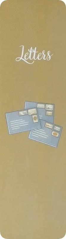 Закладка двухстороння для книги «Letters», фото - 1