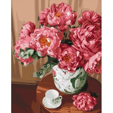 Набір для розпису по номерах. &amp;quot;Ранкова насолода&amp;quot; 40*50см, фото - 1