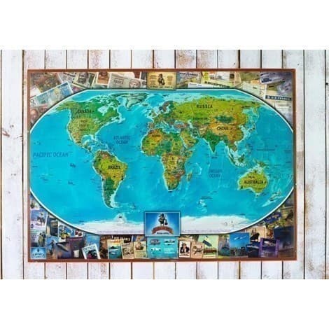 Скретч карта My Map Vintage edition (англ), фото - 3