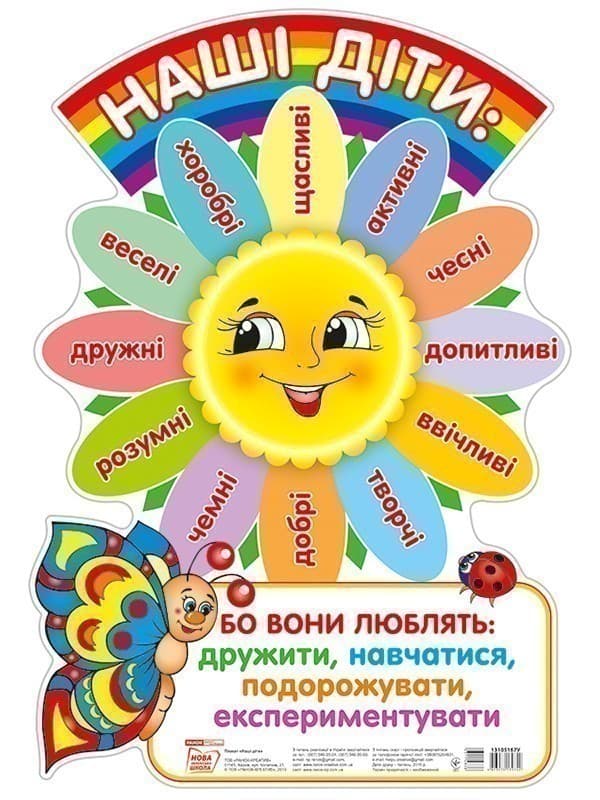 Наліпка на двері.Наші діти…, фото - 1