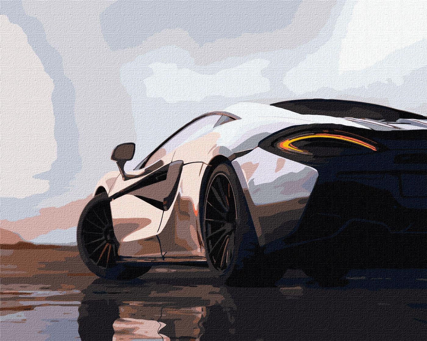 Набір для розпису по номерах. &amp;quot;Сталева мрія&amp;quot; 40х50см, фото - 1