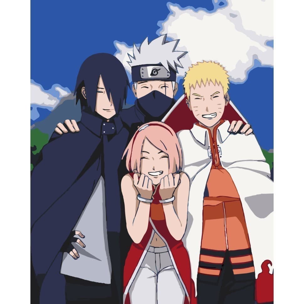 Набір для розпису &amp;quot;Команда 7&amp;quot; 40*50 см, фото - 1