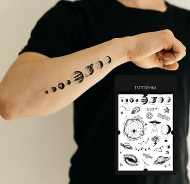 Тату сет &amp;quot;Космічний Бум&amp;quot;