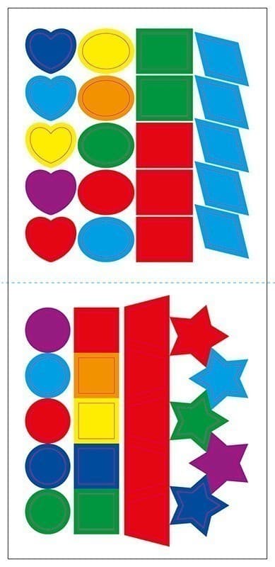 Мозаїка з наліпок. Ялинка. Форма, фото - 3