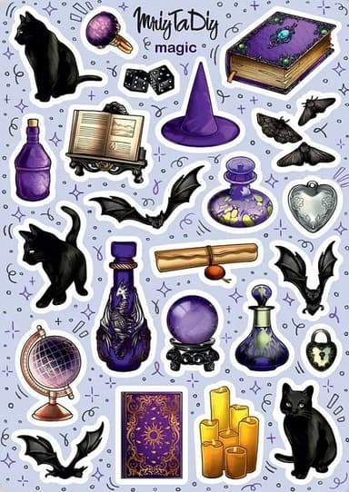 Стікер лист з наклейками &amp;quot;MAGIC&amp;quot;