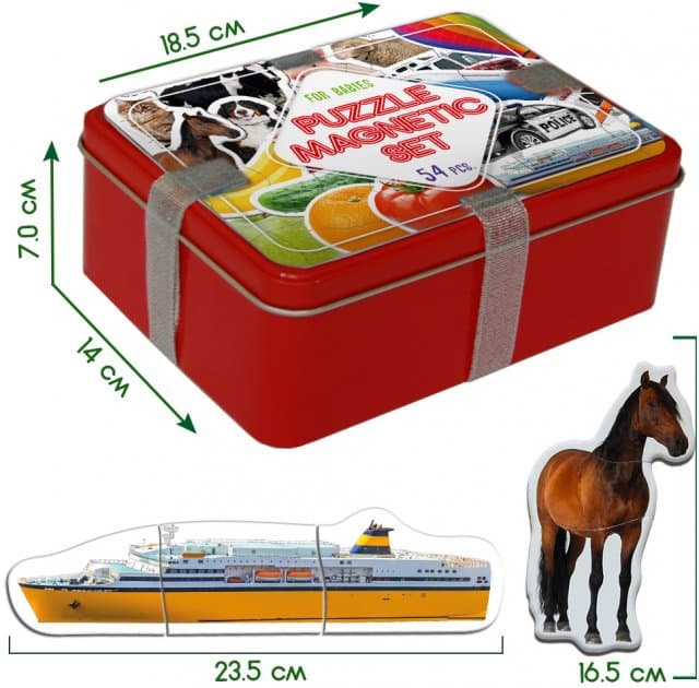 Подарунковий набір магнітних пазлів ML4031-62 EN, фото - 1