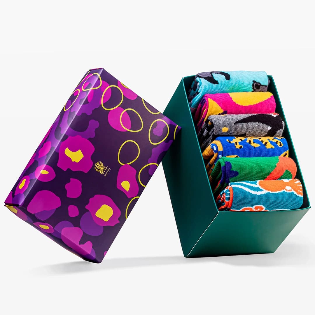 Набір шкарпеток Animal box (Звірі) S 35-39, фото - 1