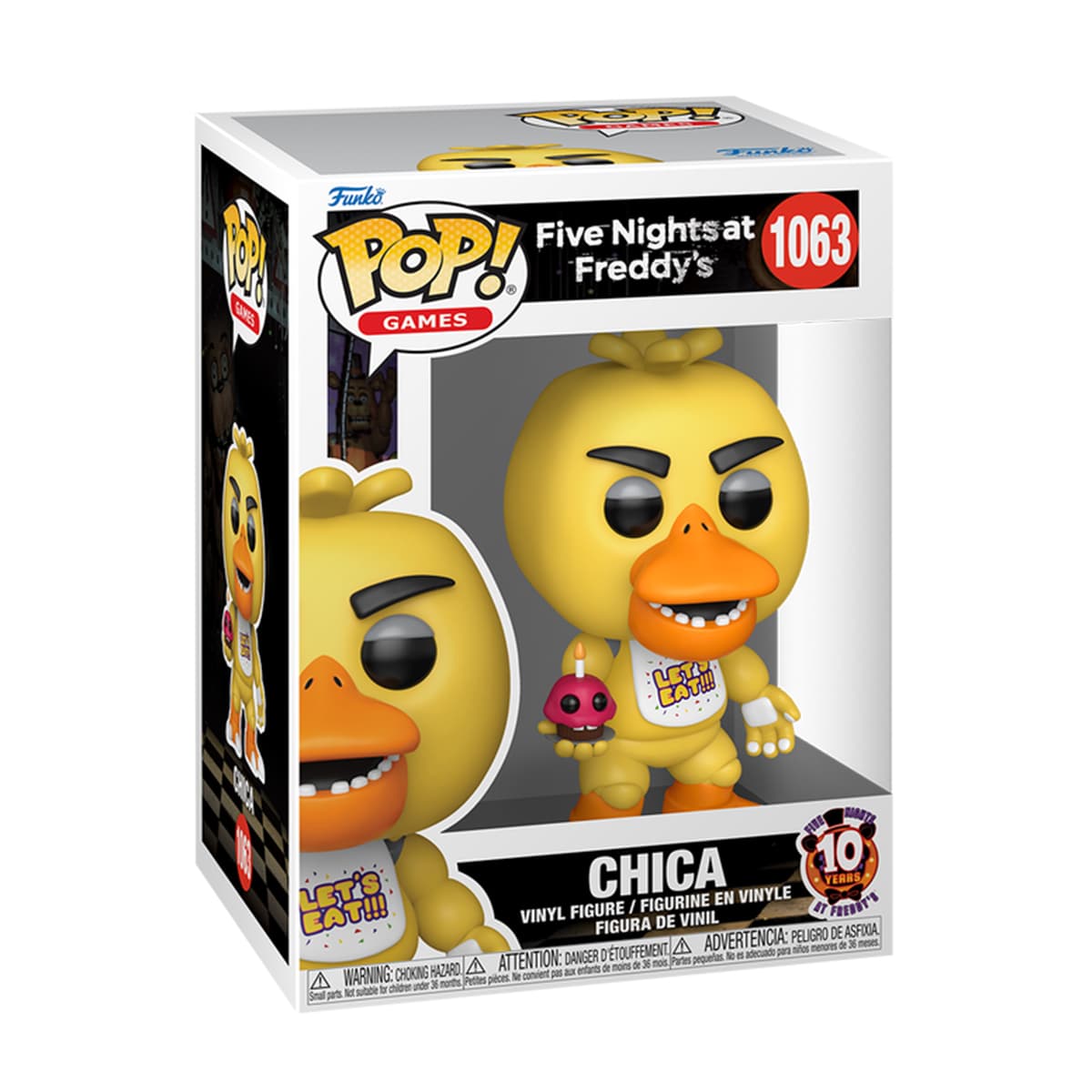 Ігрова фігурка Funko POP! серії 5 ночей у Фредді - Чіка з Містером Кексом, фото - 1