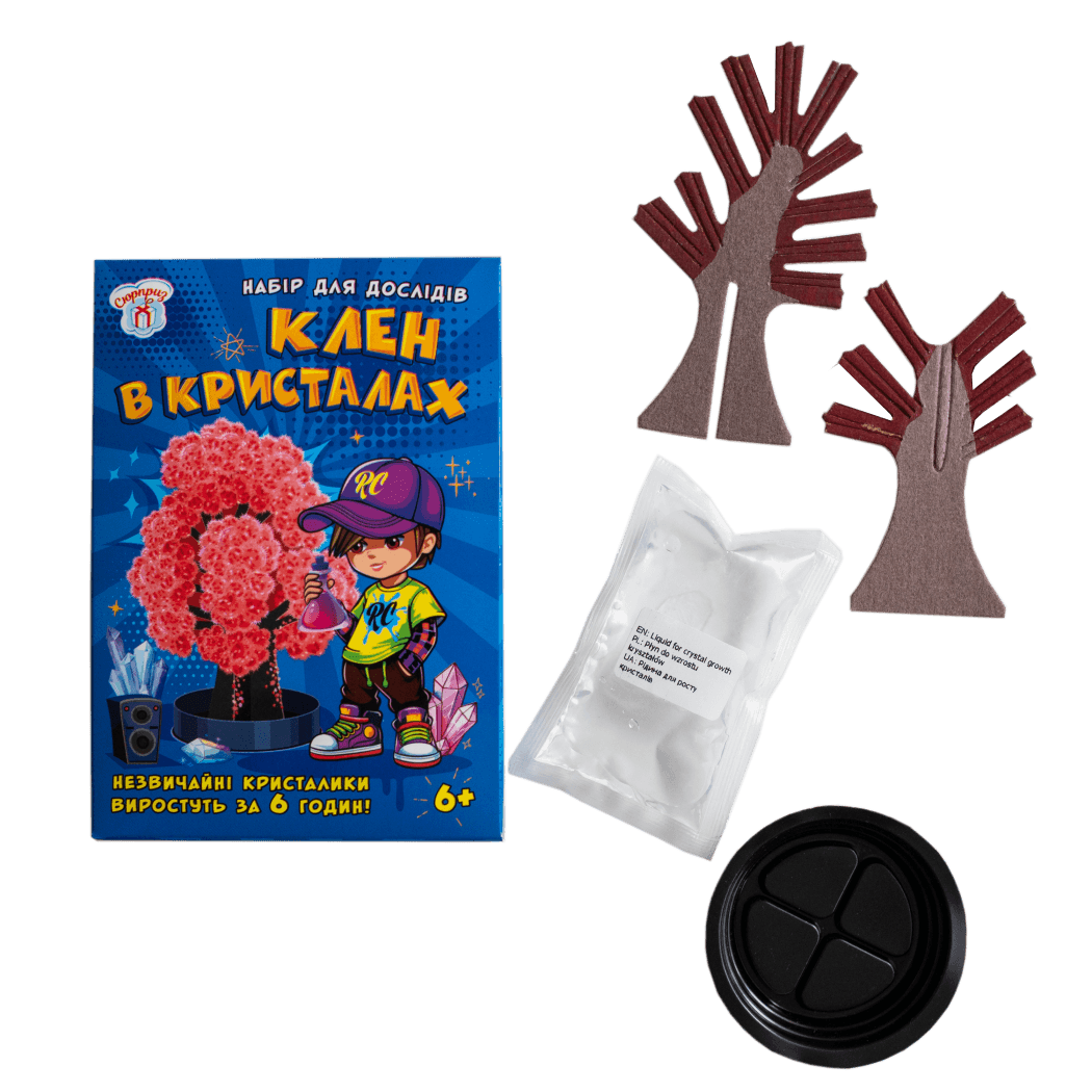 Набір для дослідів. Клен в кристалах. Червоне, фото - 3