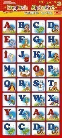 Магнитная азбука ENGLISH ALPHABET, фото - 1