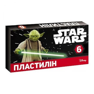 Пластилін STAR WARS 6 кольорів