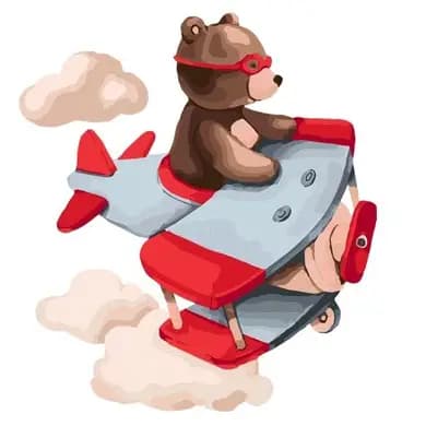 Набір для розпису по номерах. &amp;quot;Подорожуючи небом&amp;quot; 30*30см, фото - 1