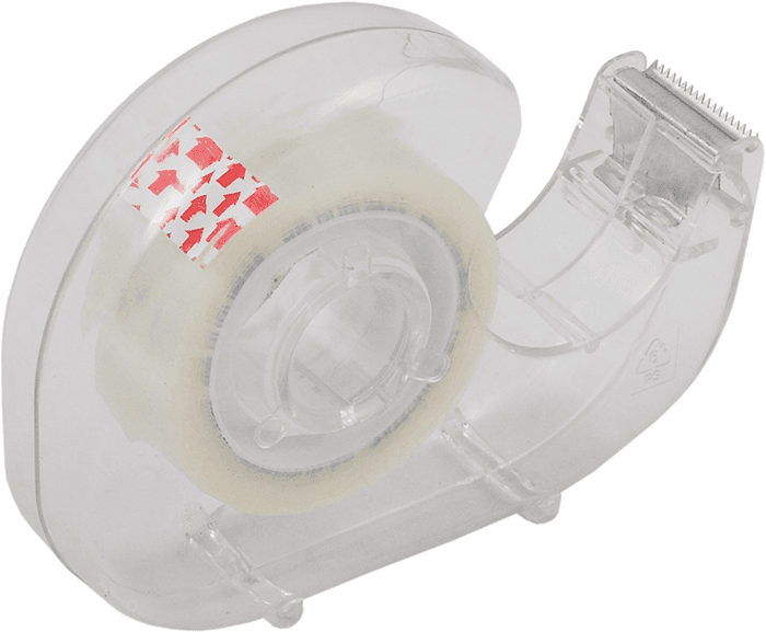 Скотч 18х20 прозорий у диспенсері, фото - 1