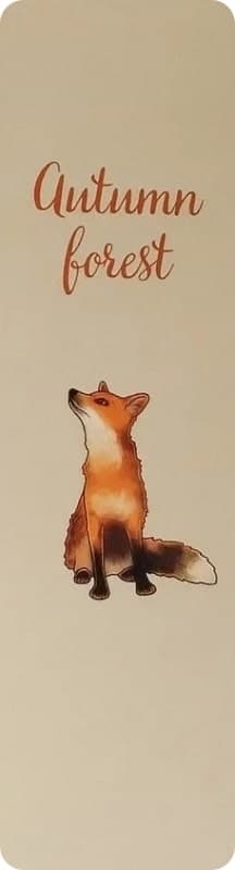 Закладка двухстор. для книги &amp;quot;Autumn Forest&amp;quot;