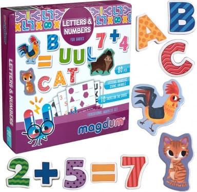 Набір магнітів &amp;quot;Літери та цифри&amp;quot; ML4031-09 EN