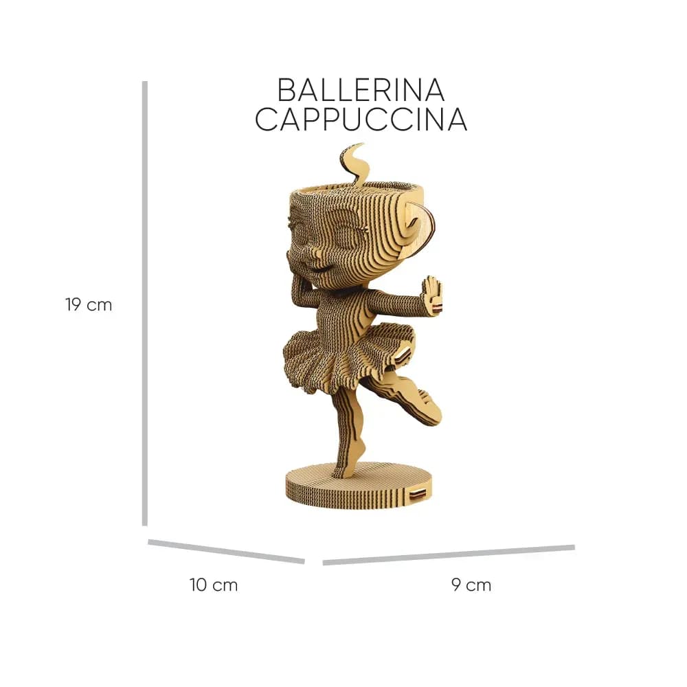 Картонний конструктор "Cartonic 3D Puzzle BALLERINA CAPPUCCINA AND FRIENDS", фото - 3