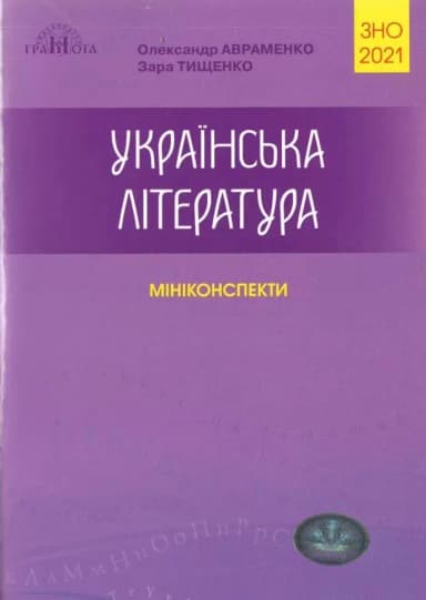 ЗНО 2020 Українська мова та літ-ра Ч.5 (у) Міні-Конспекти