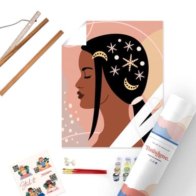 Набір для малювання в тубусі: Космічні деталі краси