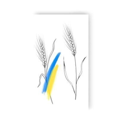 Тату набір &amp;quot;Українські колоски&amp;quot;, фото - 1