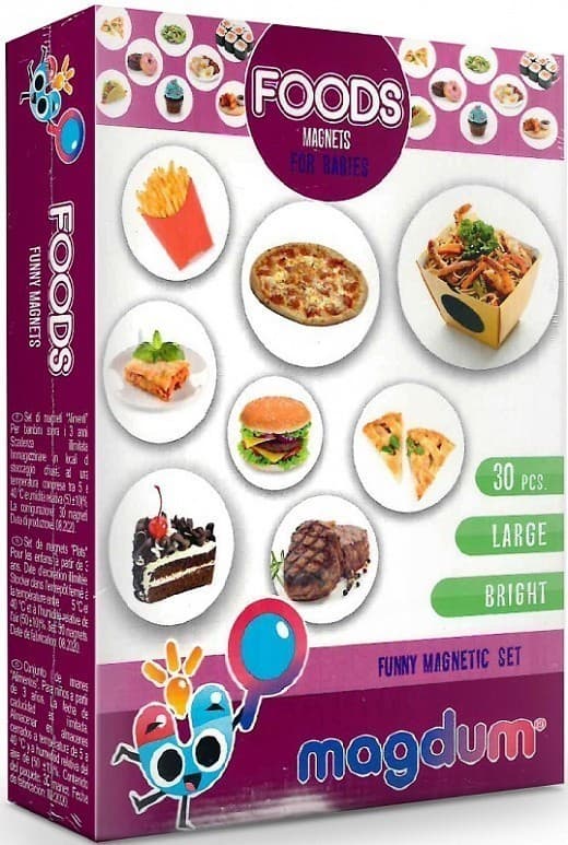 Набір магнитів &amp;quot;їжа&amp;quot; ML4031-26 EN, фото - 1