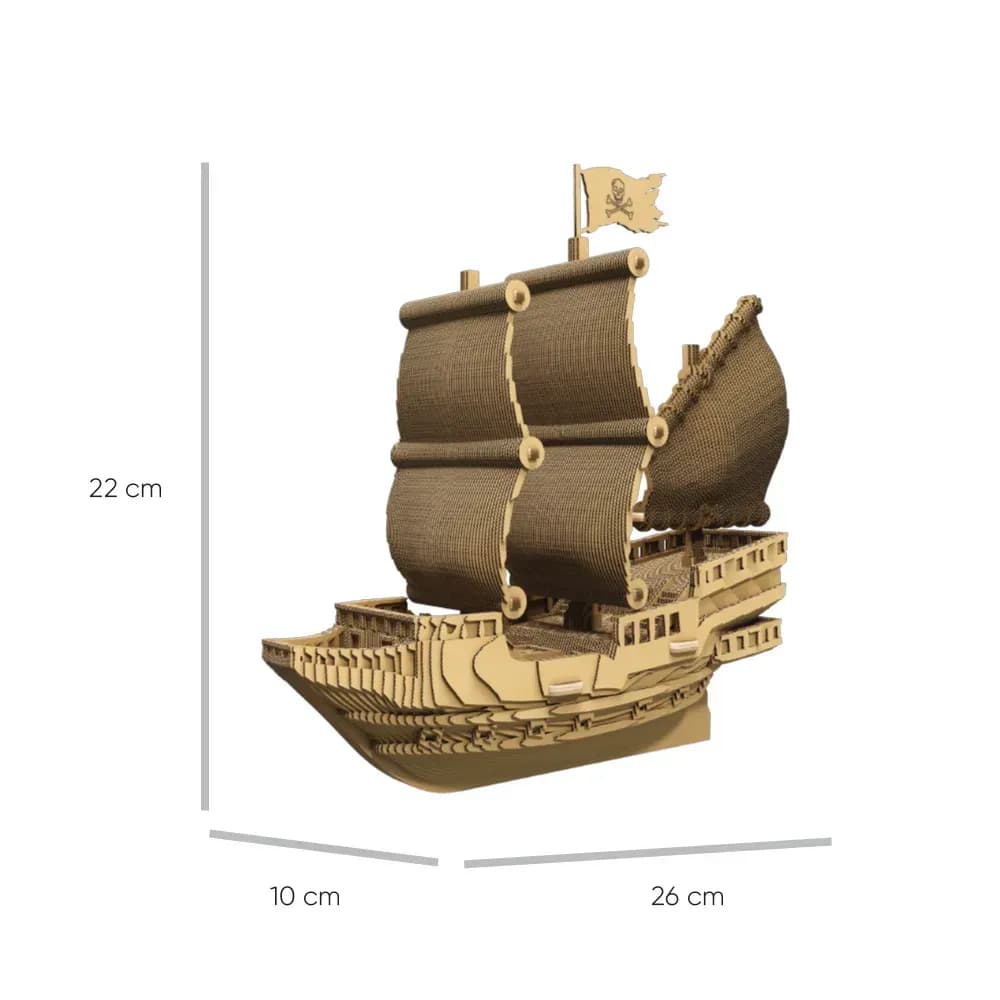 Картонний конструктор "Cartonic 3D Puzzle PIRATE SHIP", фото - 2