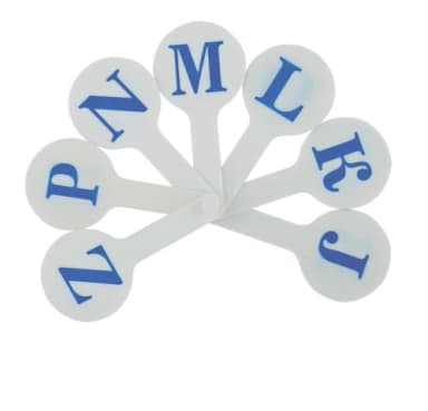 Веер Комплект англ. букв