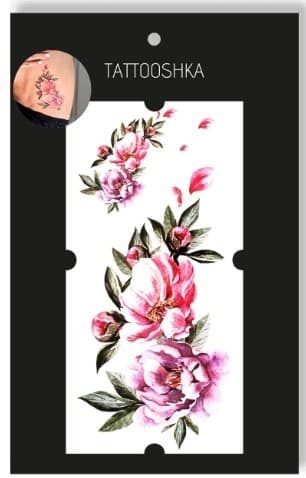 Тату &amp;quot;Великі акварельні квіти&amp;quot;, фото - 2
