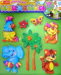 8801 Об`ємні наклейки &amp;quot;Африка&amp;quot;, фото - 1