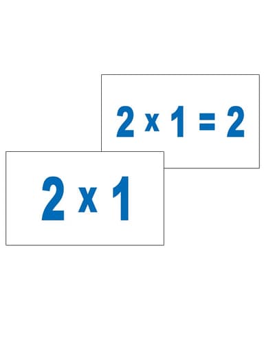 Картки по Доману.Множення
