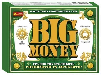 Настільна економічна гра. Big Money