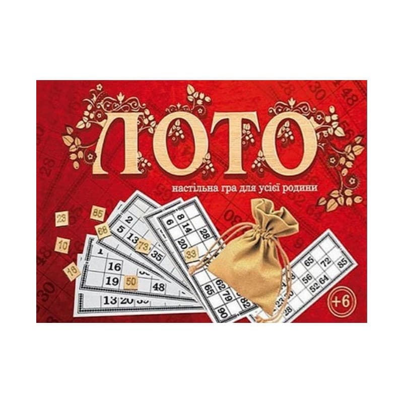 Настільна гра &amp;quot;Лото з дерев`яними фішками&amp;quot;, фото - 1