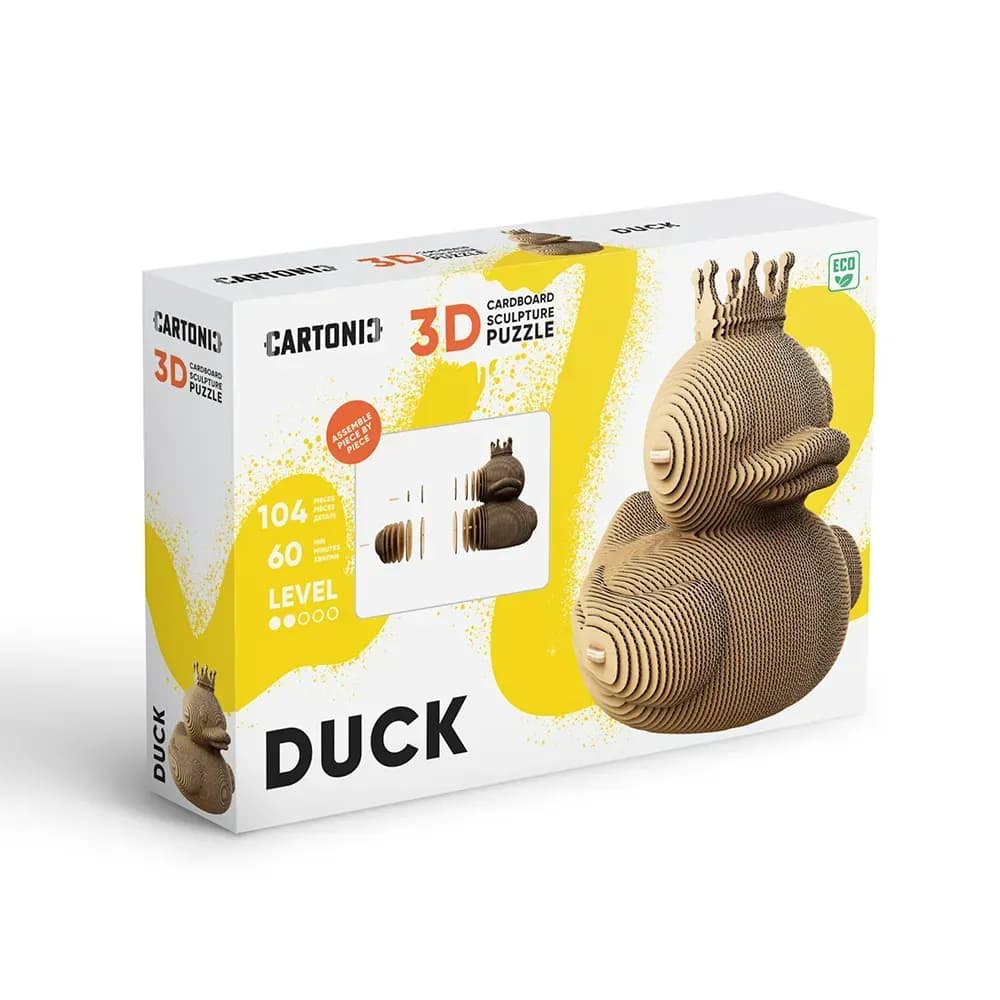 Картонний конструктор "Cartonic 3D Puzzle DUCK", фото - 1