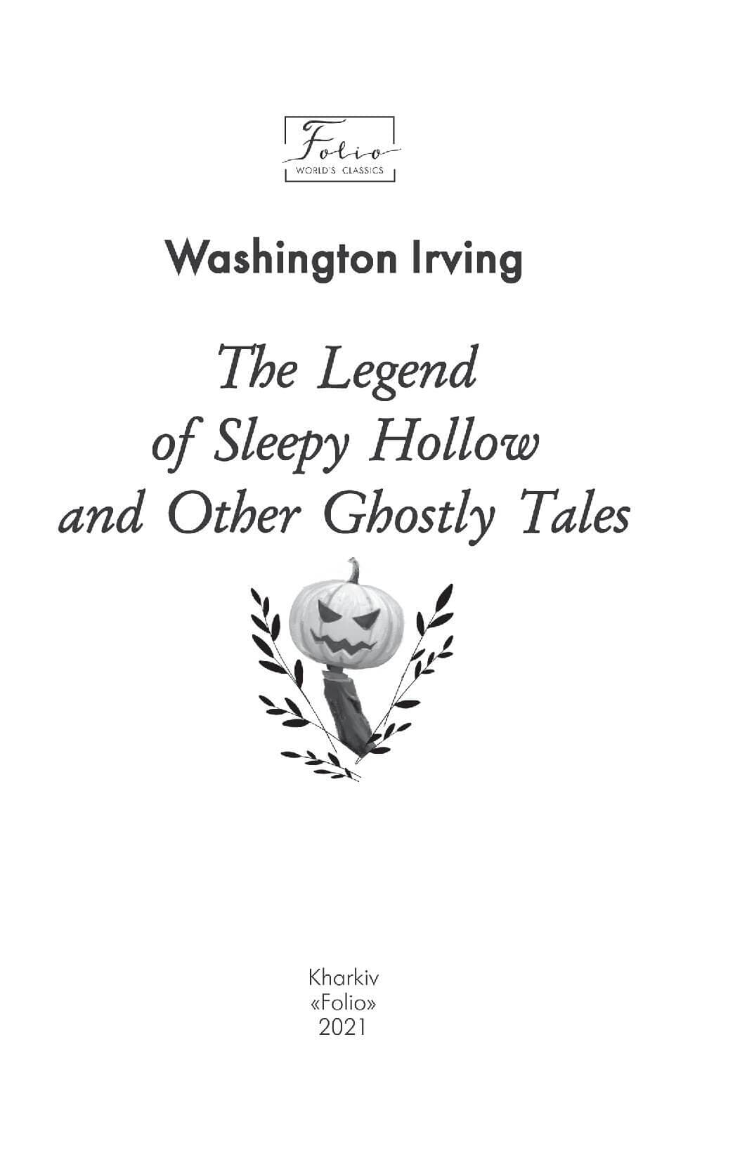 The Legend of Sleepy Hollow and Other Ghostly Tales, фото - 2