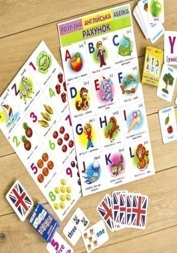 Розрізна англійська абетка.Рахунок, фото - 2
