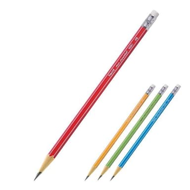 Олівець чорнографітний Nataraj Metallic HB 4 кольори загострений 201105013