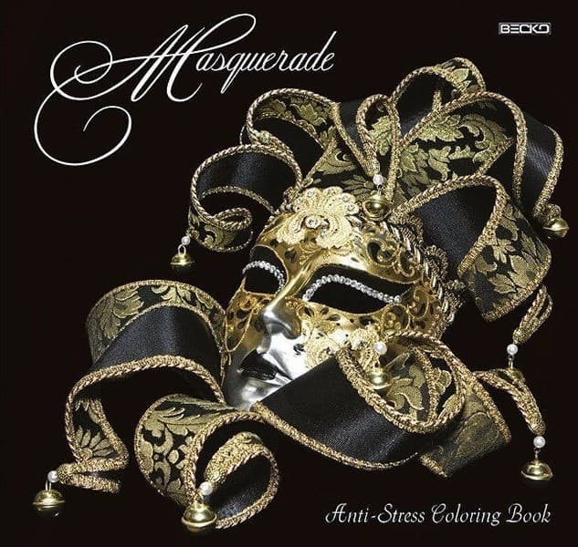 Антистресс раскраска. Masquarade, фото - 1