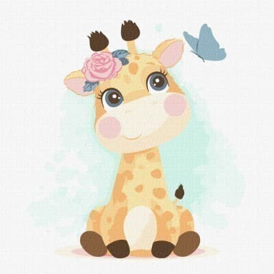 Набір для розпису по номерах. &amp;quot;Перше знайомство&amp;quot; 30х30см, фото - 1