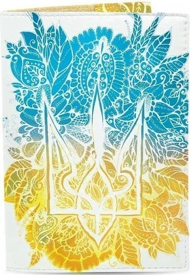 Обкладинка на паспорт - Квітковий герб