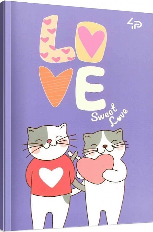 Блокнот TM Profiplan &amp;quot;Sweet love note&amp;quot; cats, А5, фото - 1
