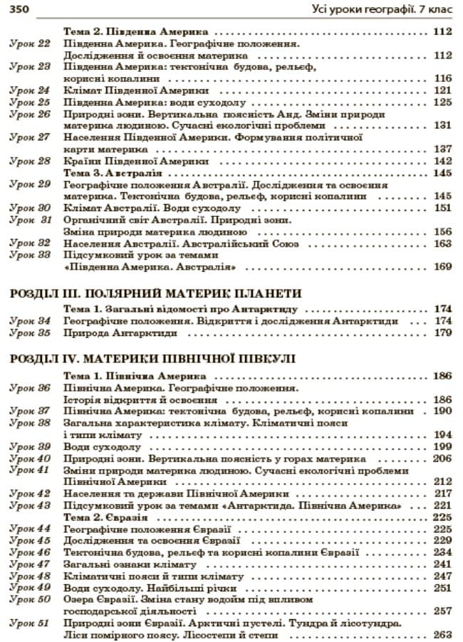Розробки уроків. Усі уроки географії 7 клас ПГУ002, фото - 2