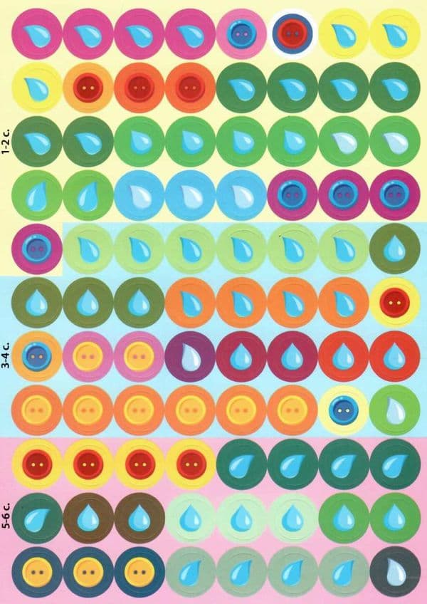 Наліпкиприкрашалки. Крапельки й гудзики, фото - 2