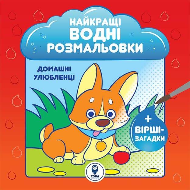 Розмальовка водяна. НВР. Домашні улюбленці, фото - 1