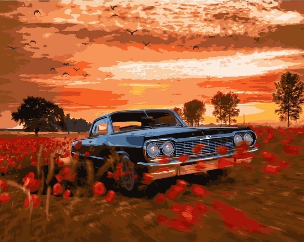 Набір для розпису &amp;quot;Дорога без меж&amp;quot; 40*50 см, фото - 1