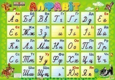 Українська абетка (прописна)