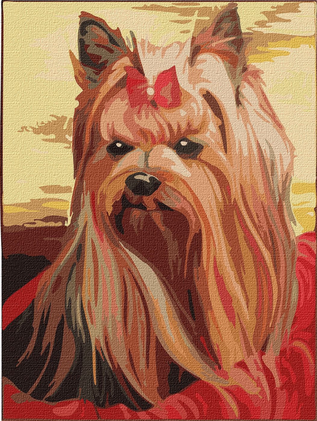 Набір для розпису по номерах. Тварини, птахи &amp;quot;Милий друг&amp;quot; 30х40см, фото - 1