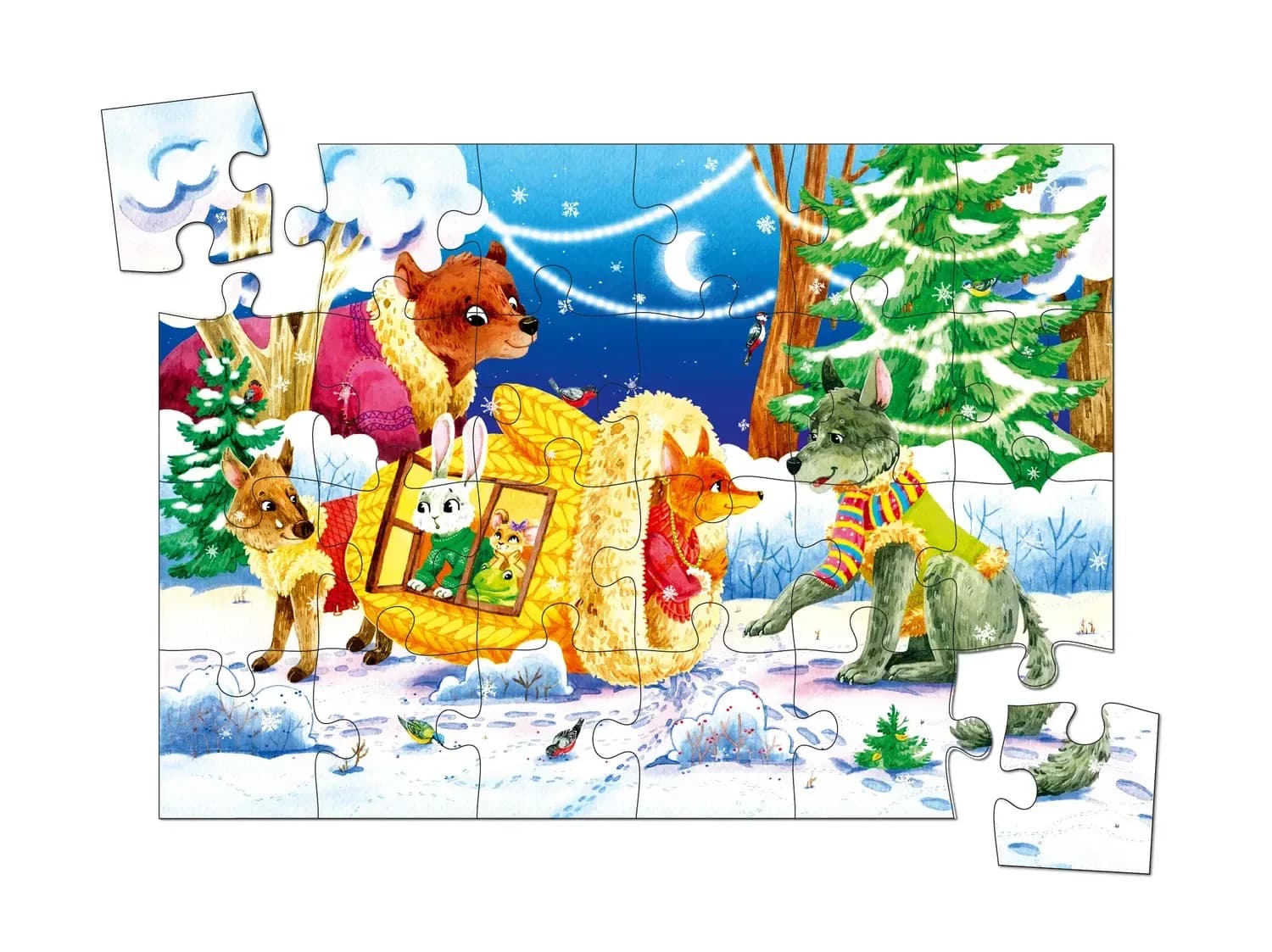 Пазл дерев&#39;яний &amp;quot;Рукавичка&amp;quot;, фото - 1