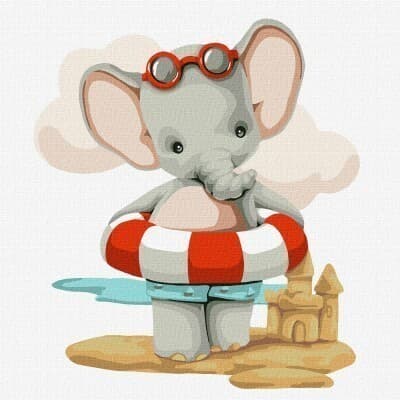 Набір для розпису по номерах. &amp;quot;Улюблене літо&amp;quot; 30х30см, фото - 1