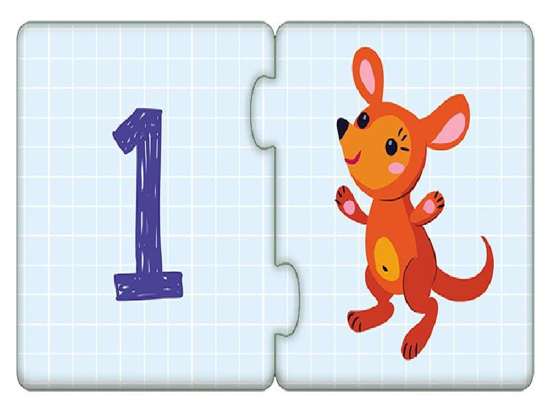 Пазли-половинки. Вивчаємо цифри, фото - 2