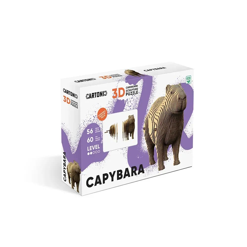 Картонний конструктор "Cartonic 3D Puzzle CAPYBARA", фото - 1