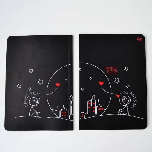 Блокнот TM Profiplan &amp;quot;Twins series&amp;quot; miss you, А5, фото - 1
